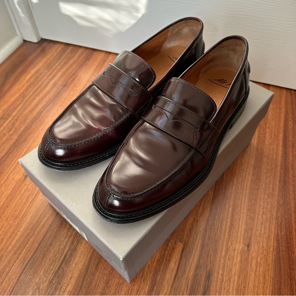 Mr. P Burgundy “Scott” Penny Loafers